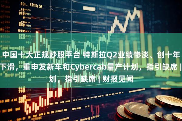 中国十大正规炒股平台 特斯拉Q2业绩惨淡、创十年最大销售下滑，重申发新车和Cybercab量产计划，指引缺席 | 财报见闻